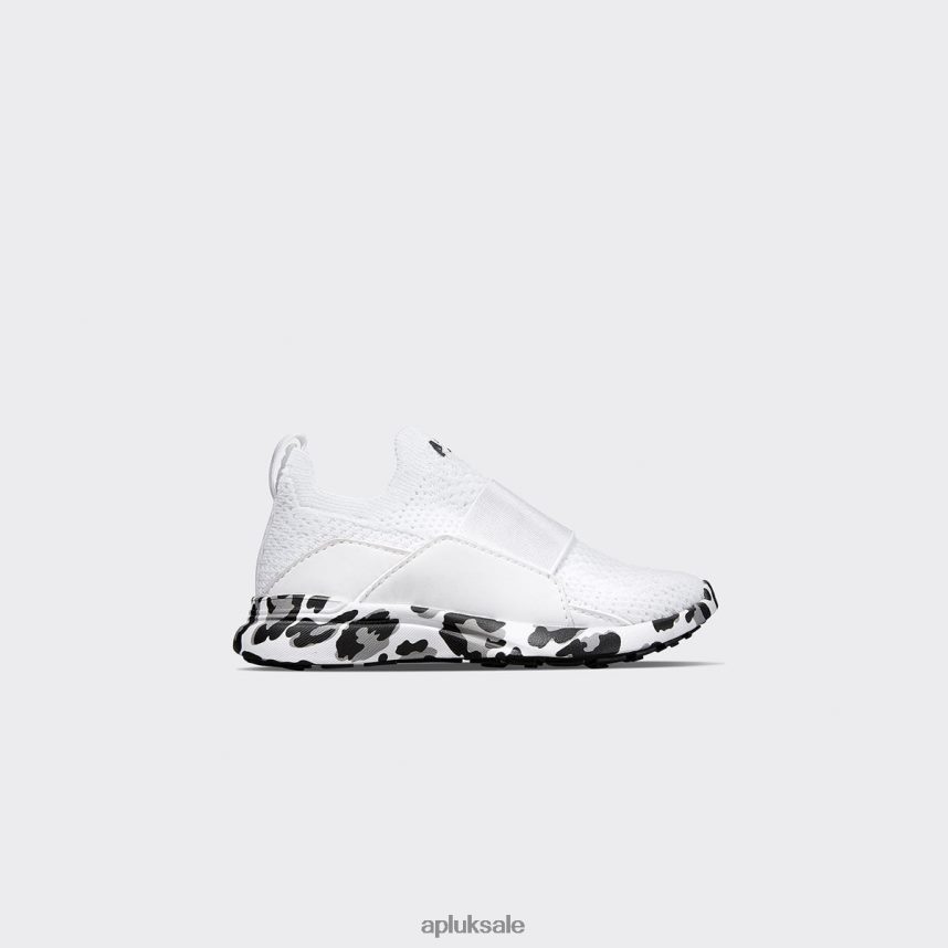 APL TechLoom Bliss 1 - VH8XNZ1126 APL UK Sale White/Black/Leopard Kids Sneakers