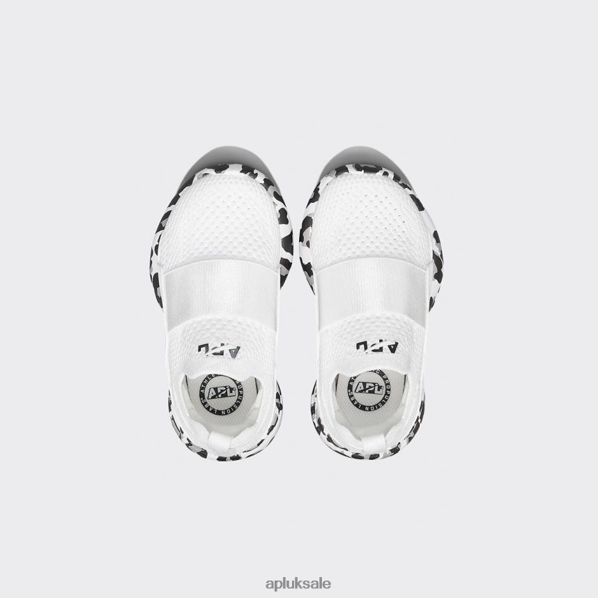 APL TechLoom Bliss 1 - VH8XNZ1126 APL UK Sale White/Black/Leopard Kids Sneakers