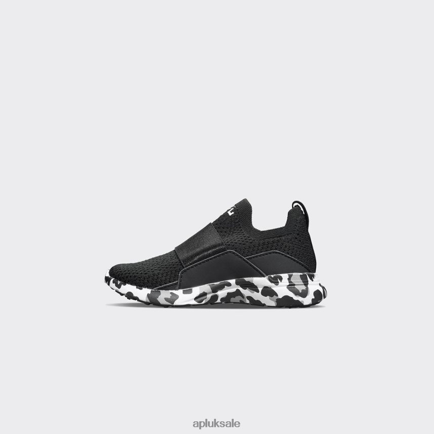 APL TechLoom Bliss 1 - VH8XNZ1127 APL UK Sale Black/White/Leopard Kids Sneakers
