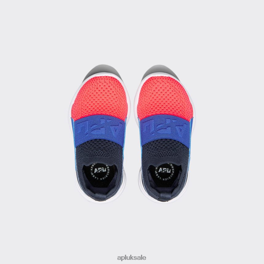 APL TechLoom Bliss 2 - VH8XNZ1130 APL UK Sale Midnight/Cobalt/Magenta Kids Sneakers
