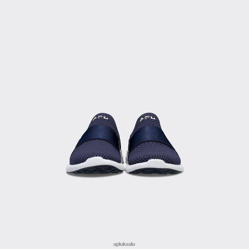 APL TechLoom Bliss 3 - VH8XNZ1134 APL UK Sale Navy/White Kids Sneakers