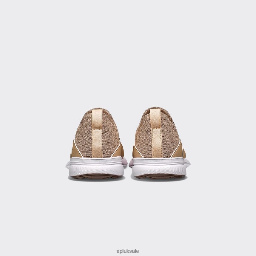 APL TechLoom Bliss 3 - VH8XNZ1138 APL UK Sale Champagne/White Kids Sneakers