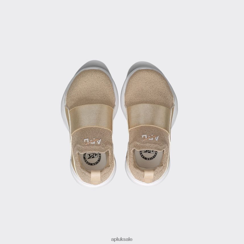 APL TechLoom Bliss 3 - VH8XNZ1138 APL UK Sale Champagne/White Kids Sneakers