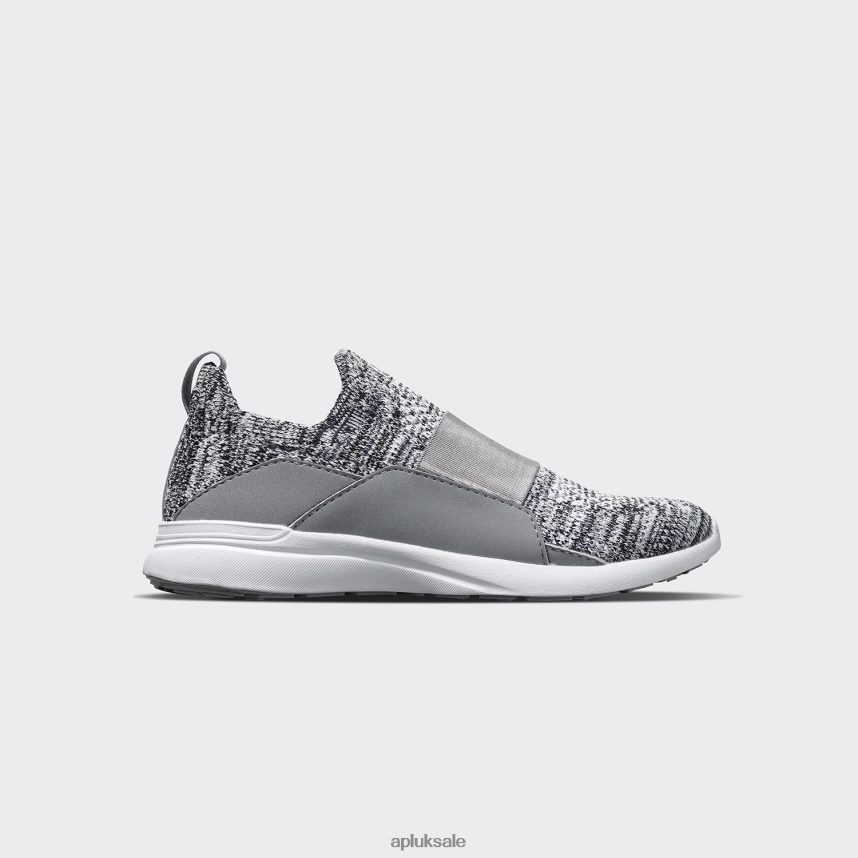 APL TechLoom Bliss 32 - VH8XNZ1142 APL UK Sale Heather Grey/White Teenagers Sneakers