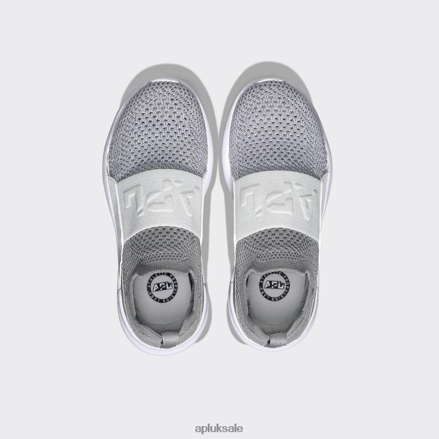 APL TechLoom Bliss 33 - VH8XNZ1146 APL UK Sale Cement/White/Melange Teenagers Sneakers