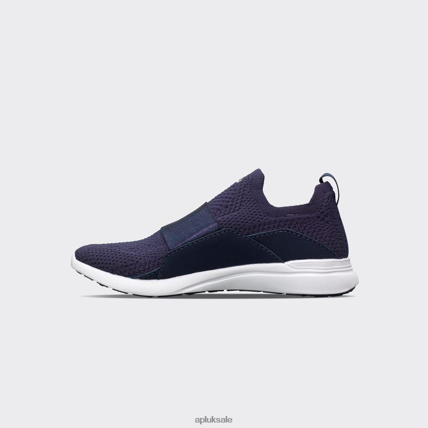 APL TechLoom Bliss 34 - VH8XNZ1147 APL UK Sale Navy/White Teenagers Sneakers