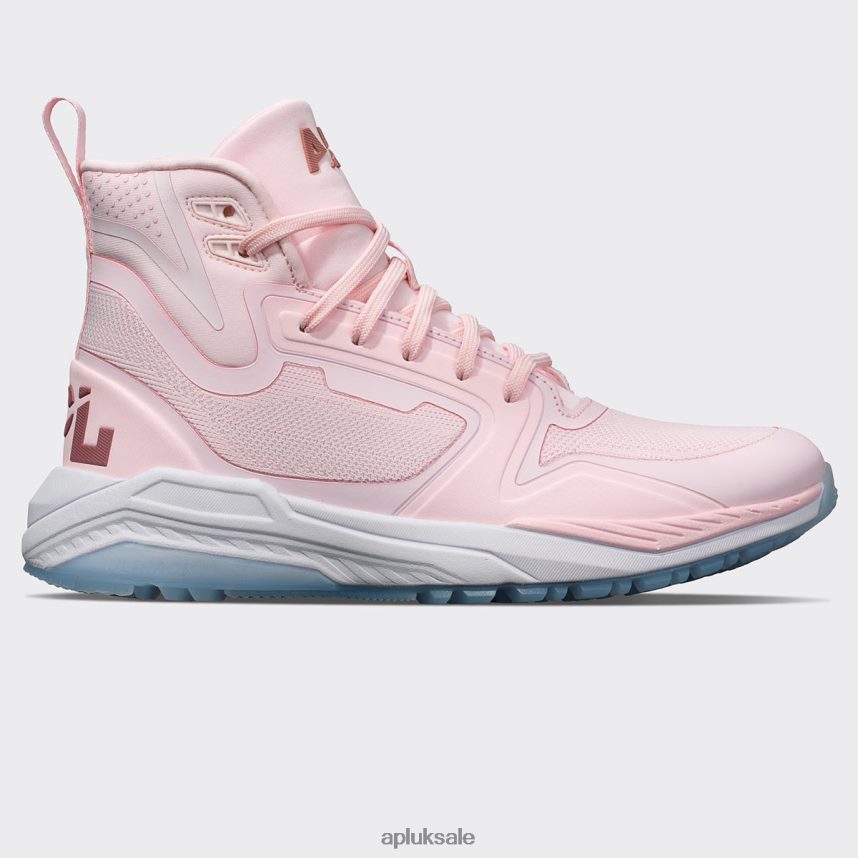 APL TechLoom Defender 40 - VH8XNZ695 APL Shoes UK Bleached Pink/Beachwood/White Women Outdoors
