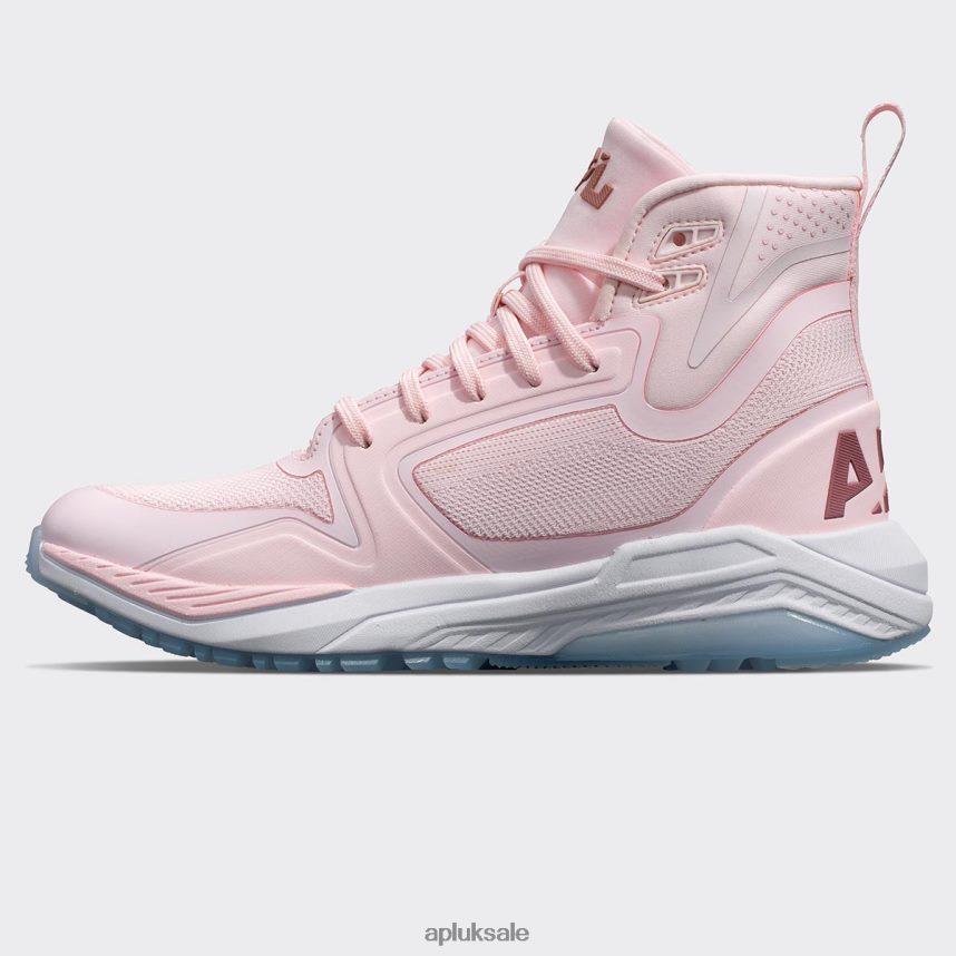 APL TechLoom Defender 40 - VH8XNZ695 APL Shoes UK Bleached Pink/Beachwood/White Women Outdoors