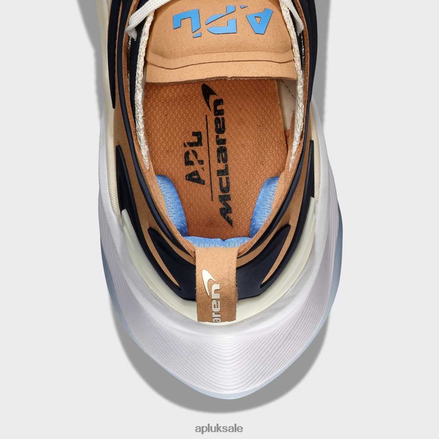 APL McLaren HySpeed - VH8XNZ119 APL Shoes UK Pristine/Tan/Midnight Women Running