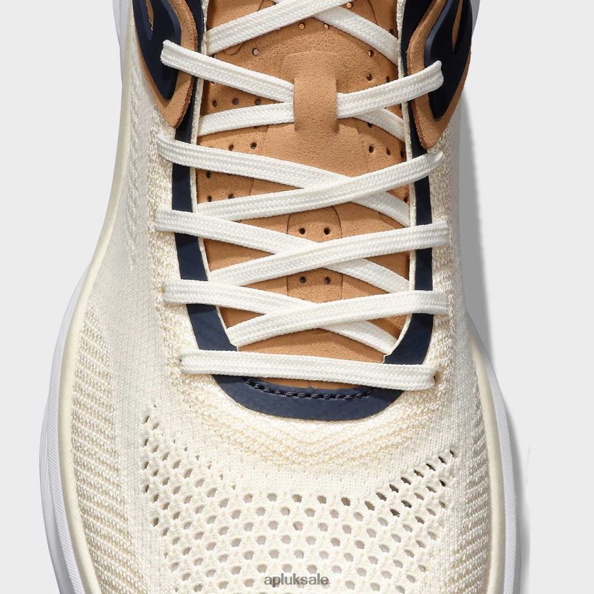 APL McLaren HySpeed - VH8XNZ119 APL Shoes UK Pristine/Tan/Midnight Women Running