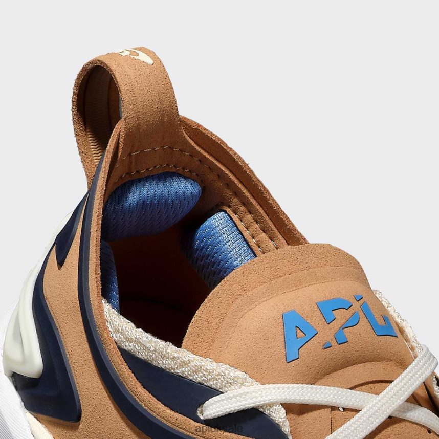 APL McLaren HySpeed - VH8XNZ119 APL Shoes UK Pristine/Tan/Midnight Women Running