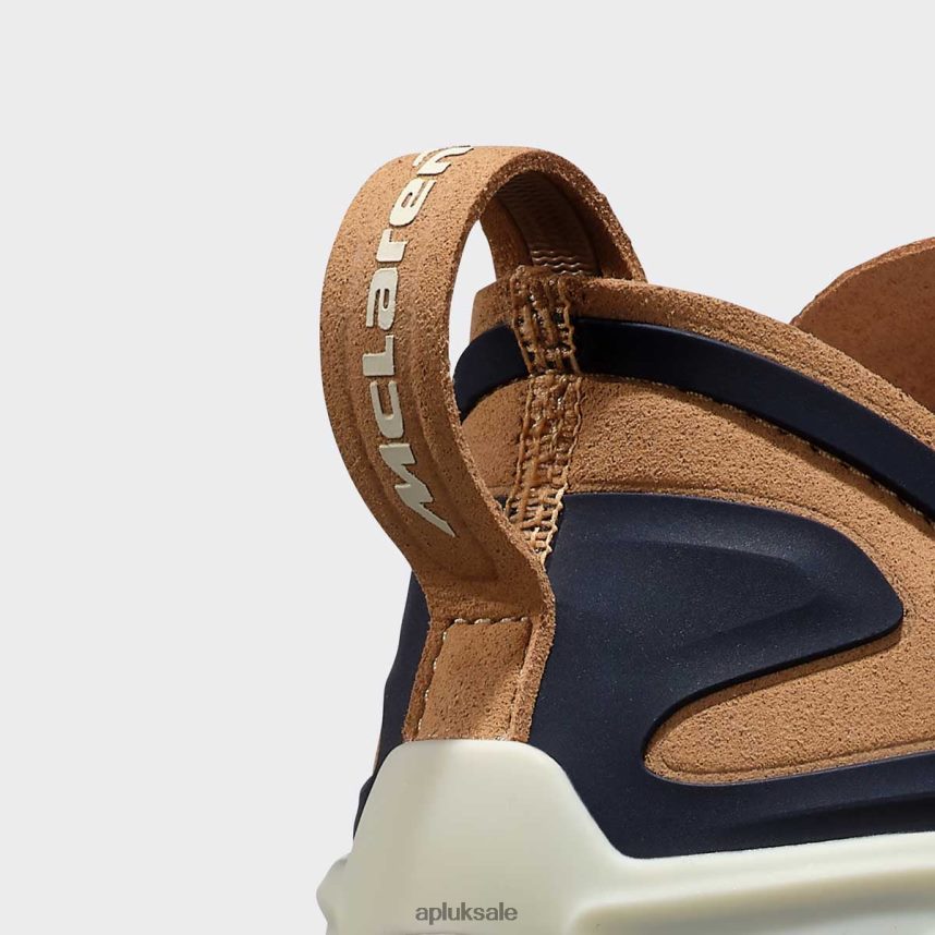 APL McLaren HySpeed - VH8XNZ119 APL Shoes UK Pristine/Tan/Midnight Women Running