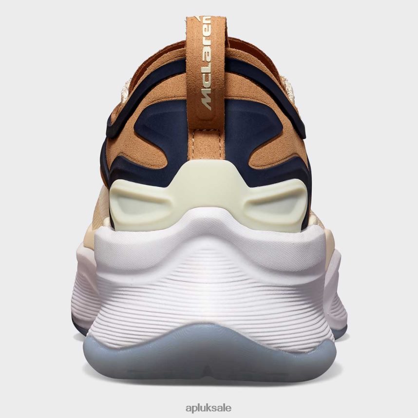 APL McLaren HySpeed - VH8XNZ119 APL Shoes UK Pristine/Tan/Midnight Women Running