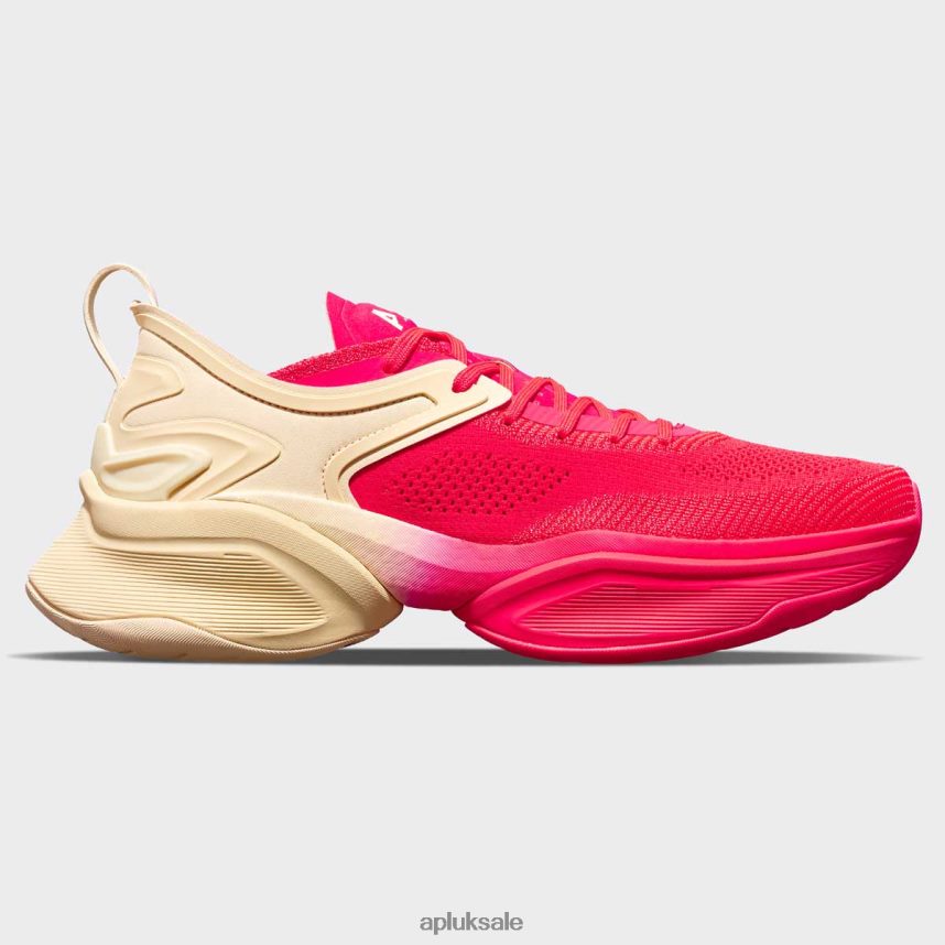 APL McLaren HySpeed - VH8XNZ120 APL Shoes UK Magenta/Pristine/Ombre Women Running