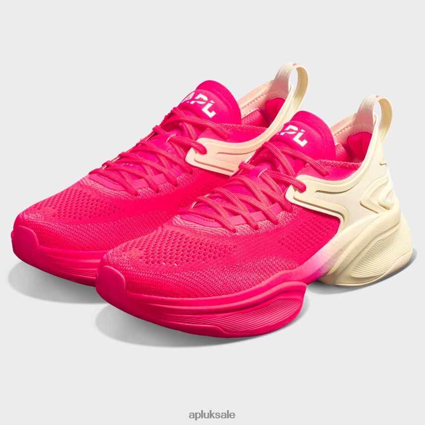 APL McLaren HySpeed - VH8XNZ120 APL Shoes UK Magenta/Pristine/Ombre Women Running