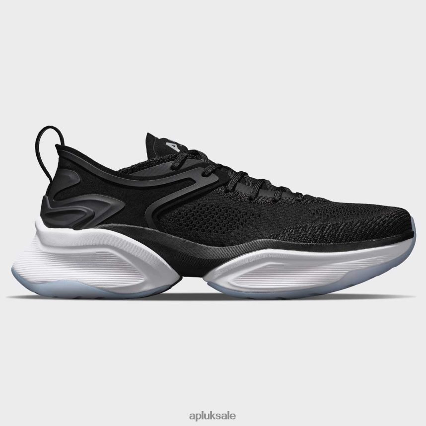 APL McLaren HySpeed - VH8XNZ121 APL Shoes UK Black/White Women Running