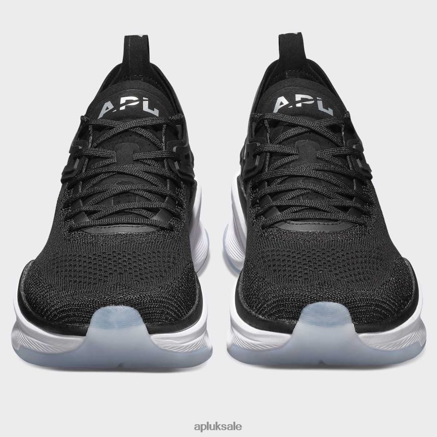 APL McLaren HySpeed - VH8XNZ121 APL Shoes UK Black/White Women Running