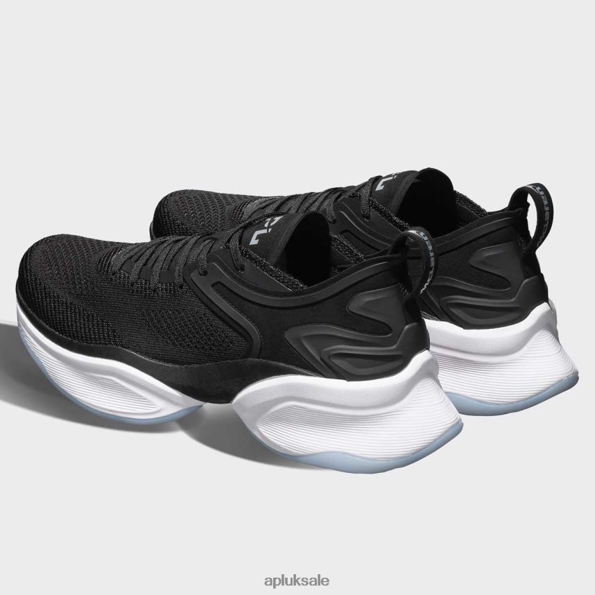 APL McLaren HySpeed - VH8XNZ121 APL Shoes UK Black/White Women Running