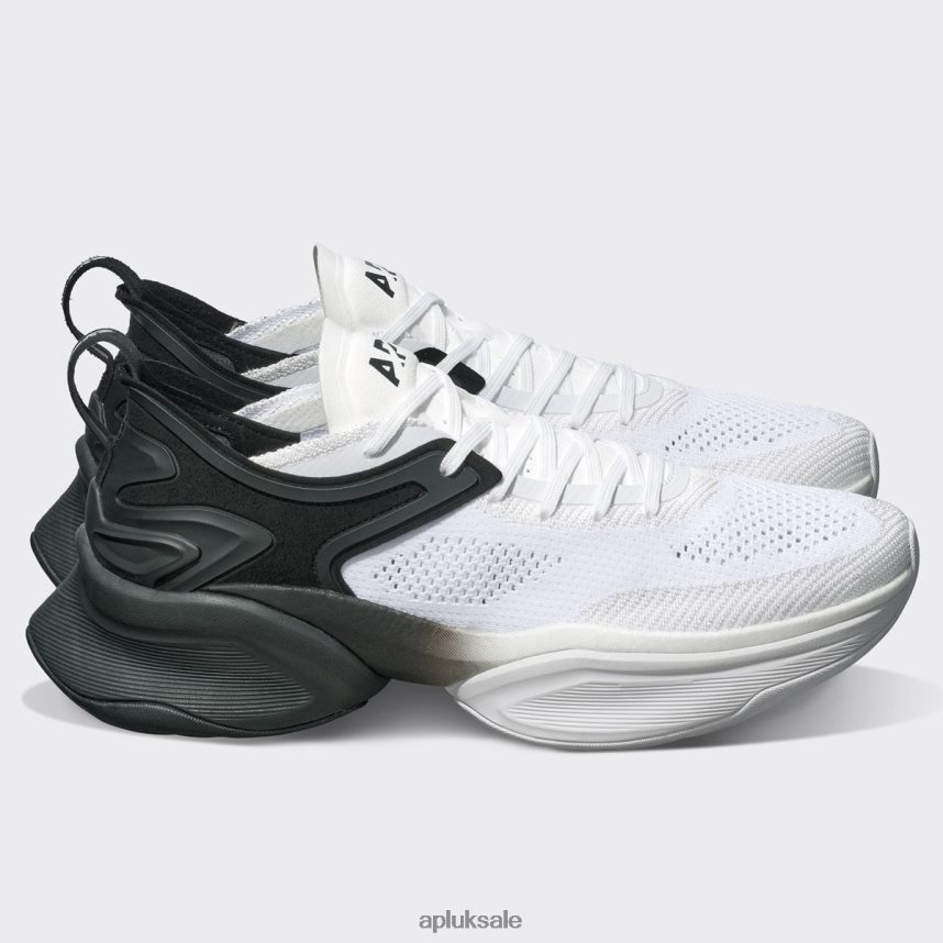 APL McLaren HySpeed - VH8XNZ261 APL Shoes UK White/Black/Ombre Women Running