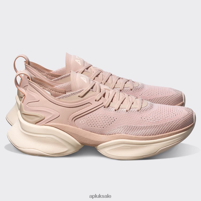 APL McLaren HySpeed - VH8XNZ310 APL Shoes UK Rose Dust/Creme Women Running