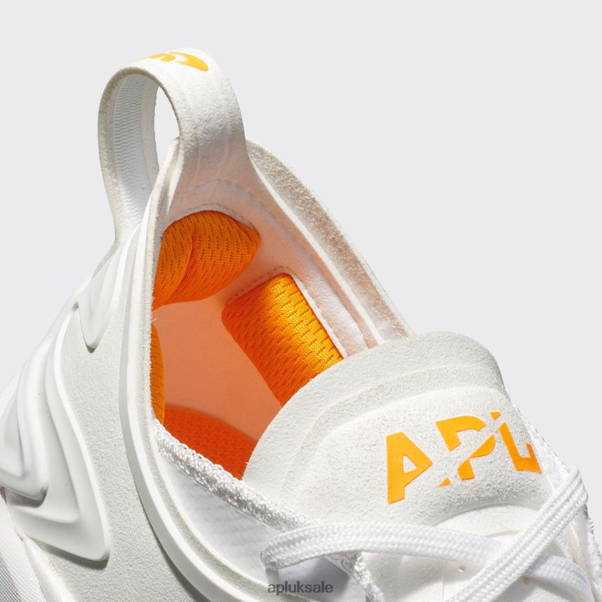 APL McLaren HySpeed - VH8XNZ340 APL Shoes UK White/McLaren Orange Women Running