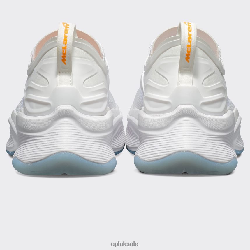 APL McLaren HySpeed - VH8XNZ340 APL Shoes UK White/McLaren Orange Women Running