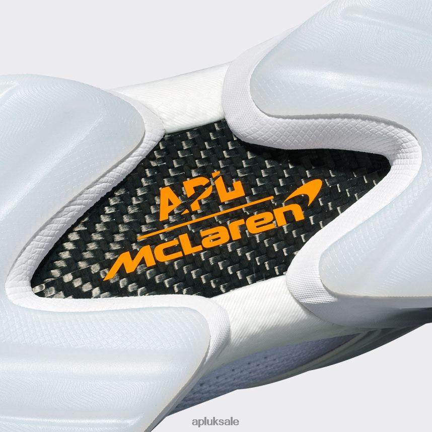 APL McLaren HySpeed - VH8XNZ340 APL Shoes UK White/McLaren Orange Women Running