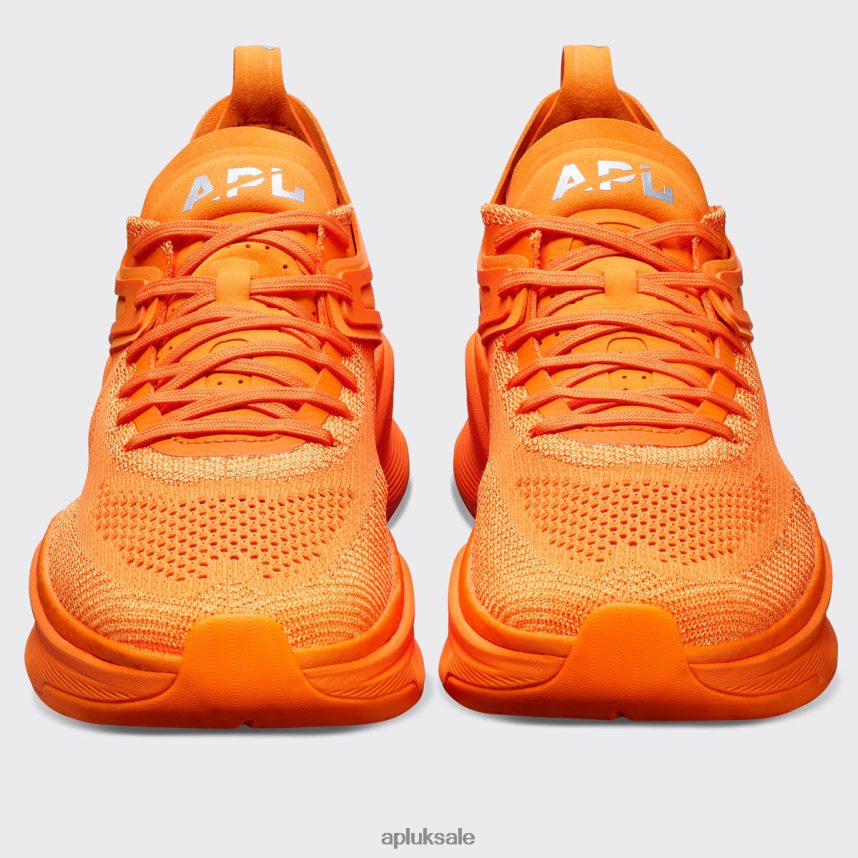 APL McLaren HySpeed - VH8XNZ353 APL Shoes UK McLaren Orange Women Running