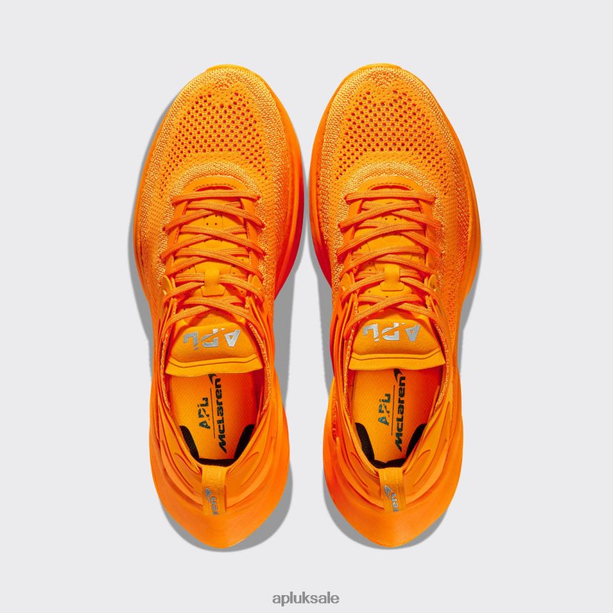 APL McLaren HySpeed - VH8XNZ353 APL Shoes UK McLaren Orange Women Running