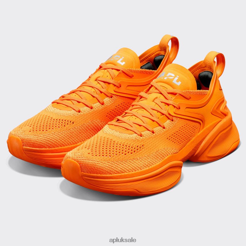 APL McLaren HySpeed - VH8XNZ353 APL Shoes UK McLaren Orange Women Running