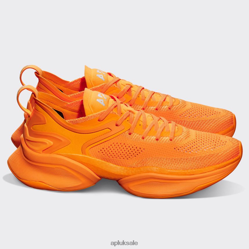 APL McLaren HySpeed - VH8XNZ353 APL Shoes UK McLaren Orange Women Running