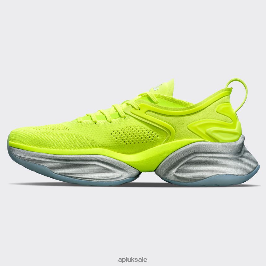 APL McLaren HySpeed - VH8XNZ357 APL Shoes UK Energy/Metallic Silver Women Running