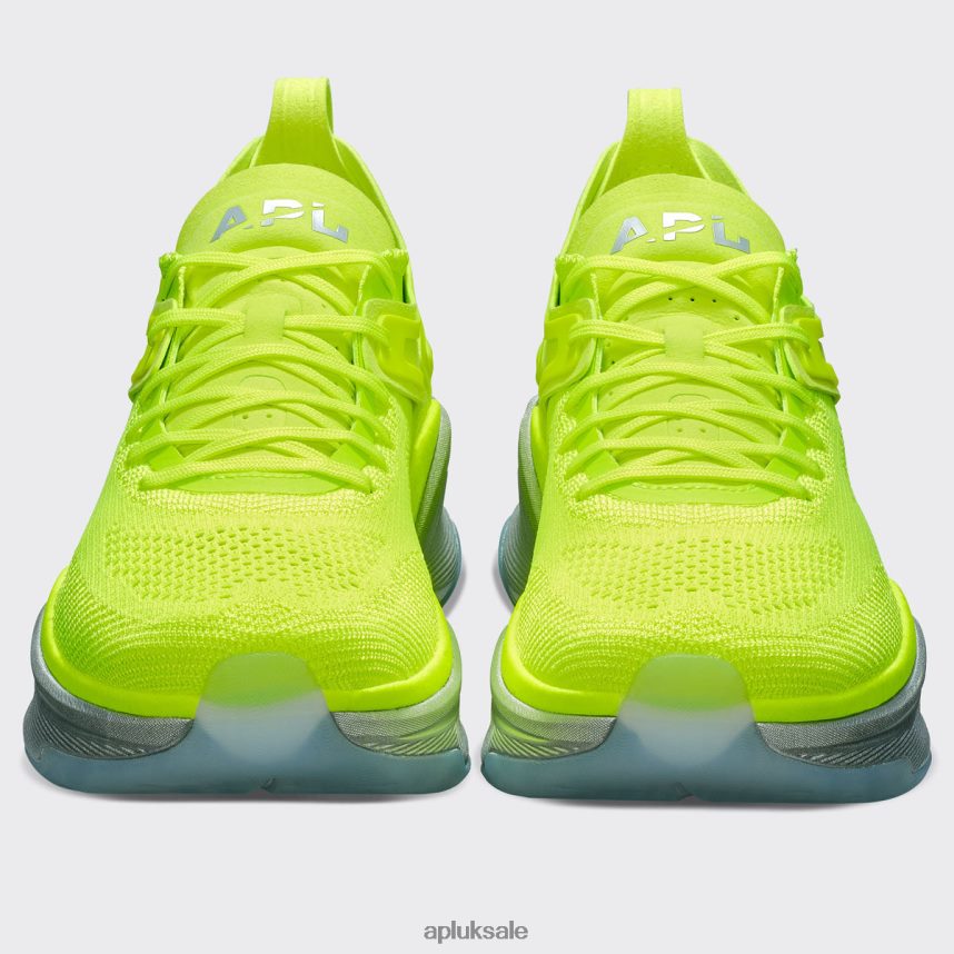 APL McLaren HySpeed - VH8XNZ357 APL Shoes UK Energy/Metallic Silver Women Running