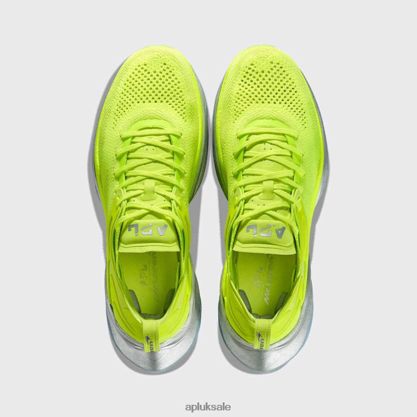 APL McLaren HySpeed - VH8XNZ357 APL Shoes UK Energy/Metallic Silver Women Running