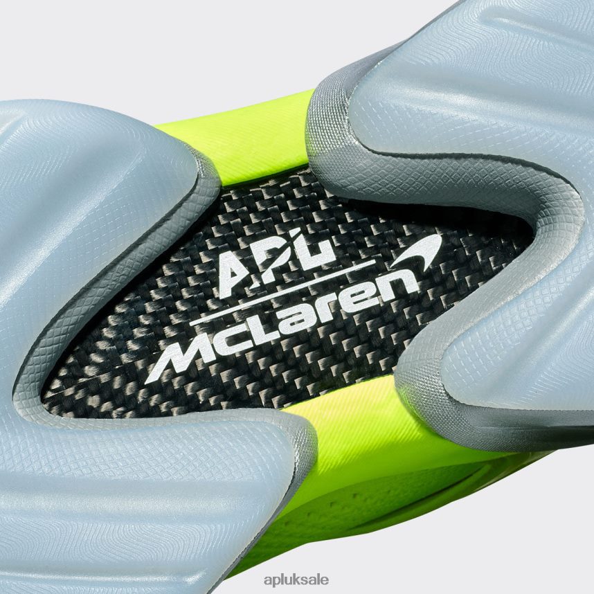APL McLaren HySpeed - VH8XNZ357 APL Shoes UK Energy/Metallic Silver Women Running