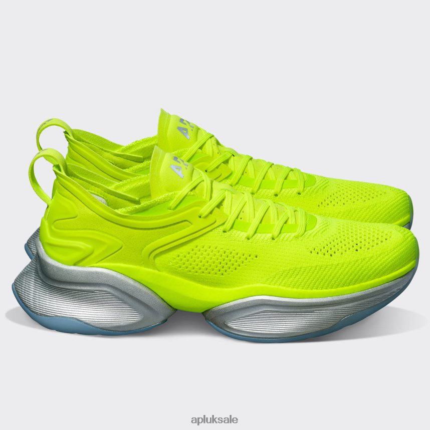 APL McLaren HySpeed - VH8XNZ357 APL Shoes UK Energy/Metallic Silver Women Running