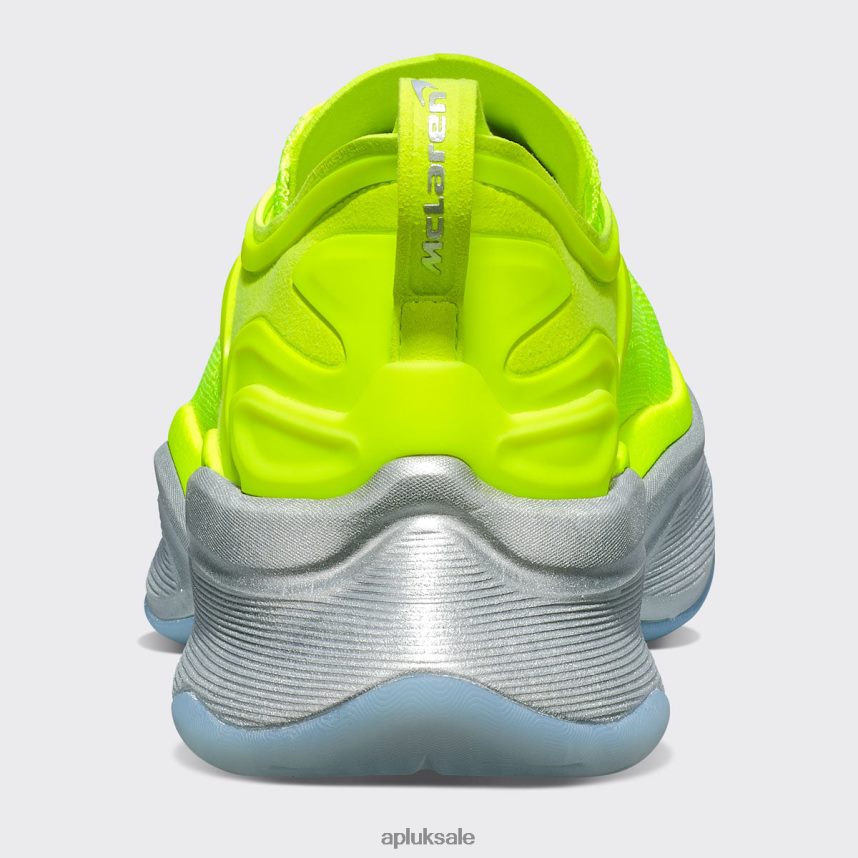 APL McLaren HySpeed - VH8XNZ357 APL Shoes UK Energy/Metallic Silver Women Running