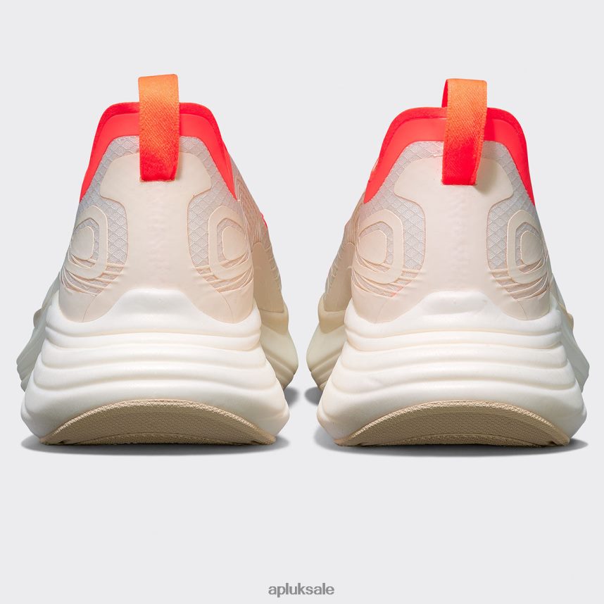 APL Streamline 18 - VH8XNZ117 APL Shoes UK Pristine/Impulse Red/White Women Running