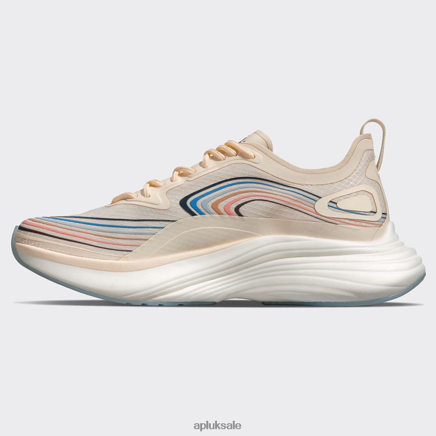 APL Streamline 18 - VH8XNZ27 APL Shoes UK Vanilla/Midnight/Multi Women Running