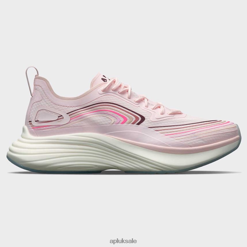 Bleached Pink/Burgundy/White