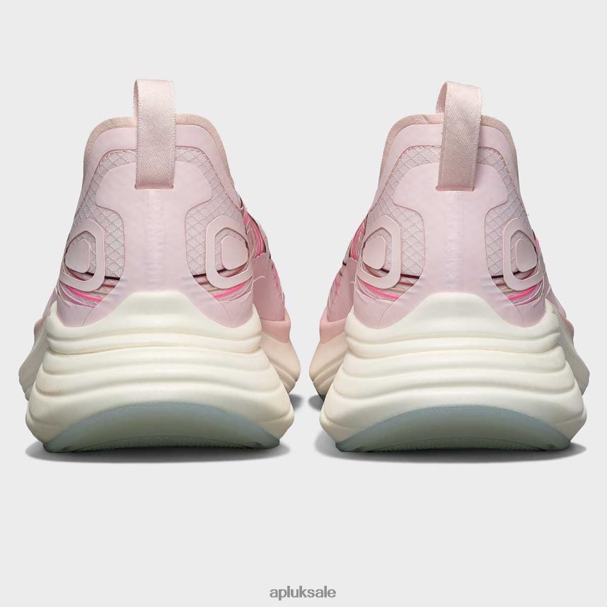APL Streamline 18 - VH8XNZ64 APL Shoes UK Bleached Pink/Burgundy/White Women Running