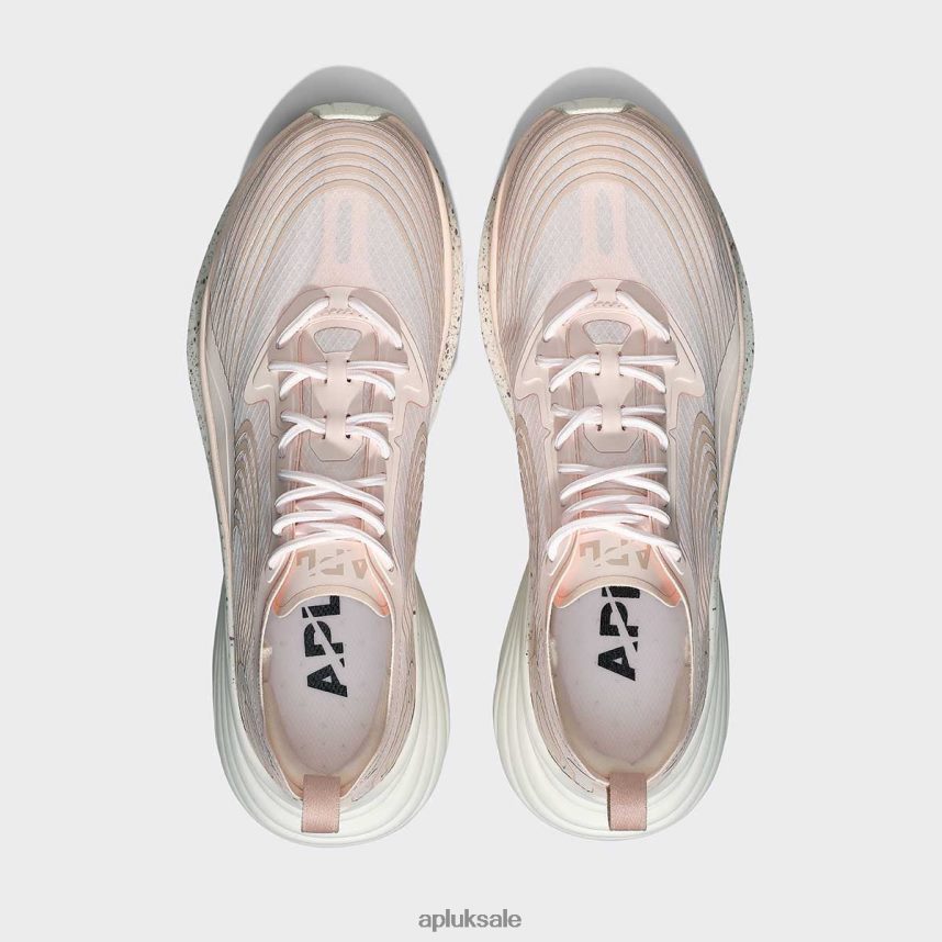 APL Streamline 18 - VH8XNZ65 APL Shoes UK Creme/Rose Dust/Beachwood Women Running