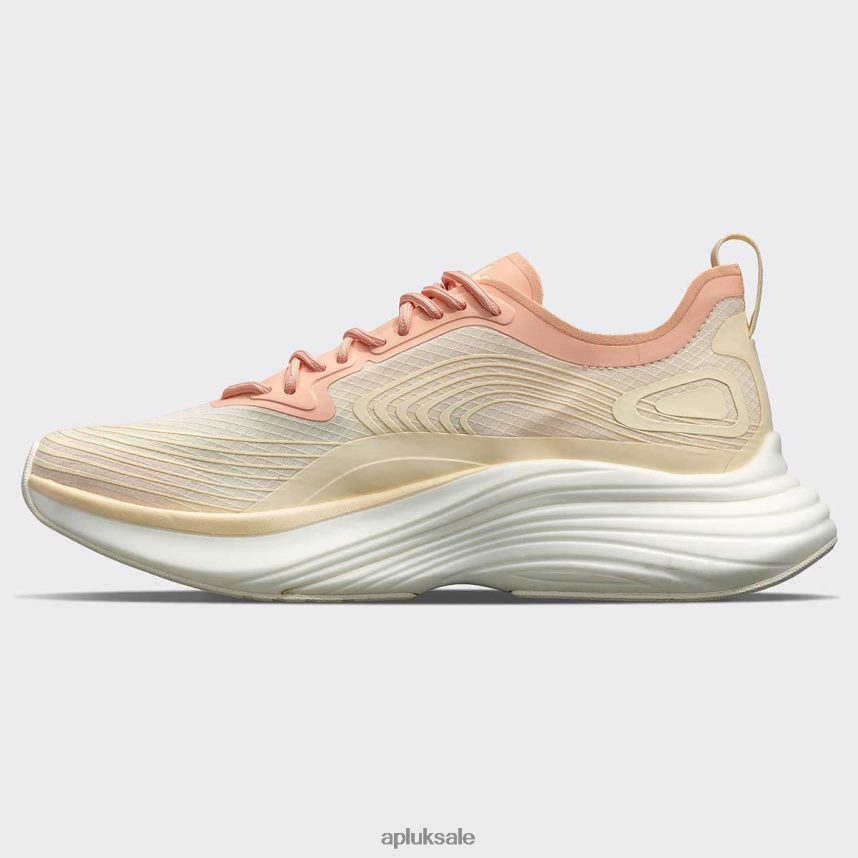 APL Streamline 18 - VH8XNZ72 APL Shoes UK Vanilla/Blush Women Running
