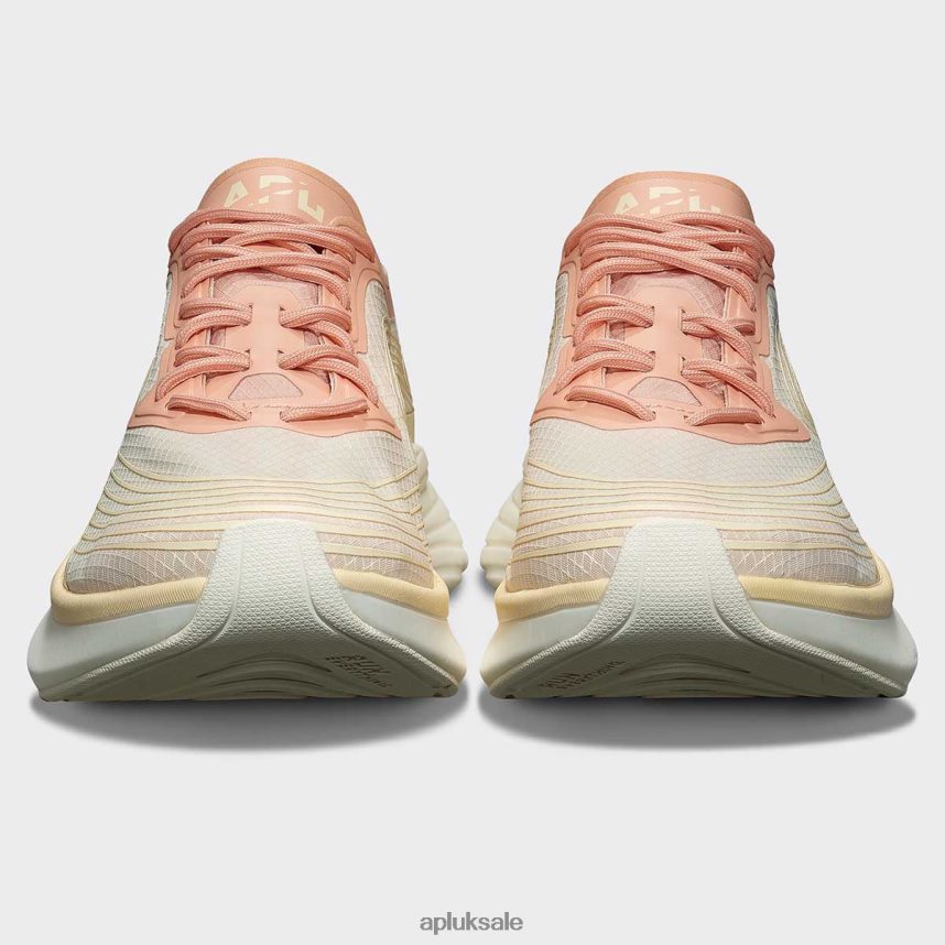 APL Streamline 18 - VH8XNZ72 APL Shoes UK Vanilla/Blush Women Running