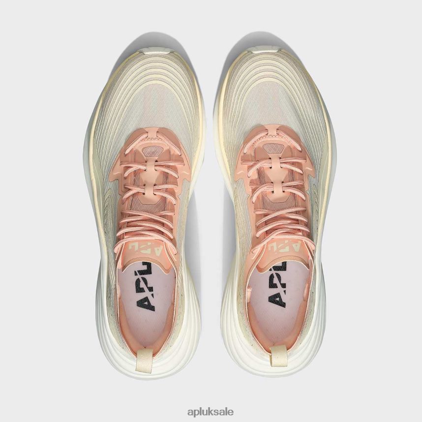APL Streamline 18 - VH8XNZ72 APL Shoes UK Vanilla/Blush Women Running