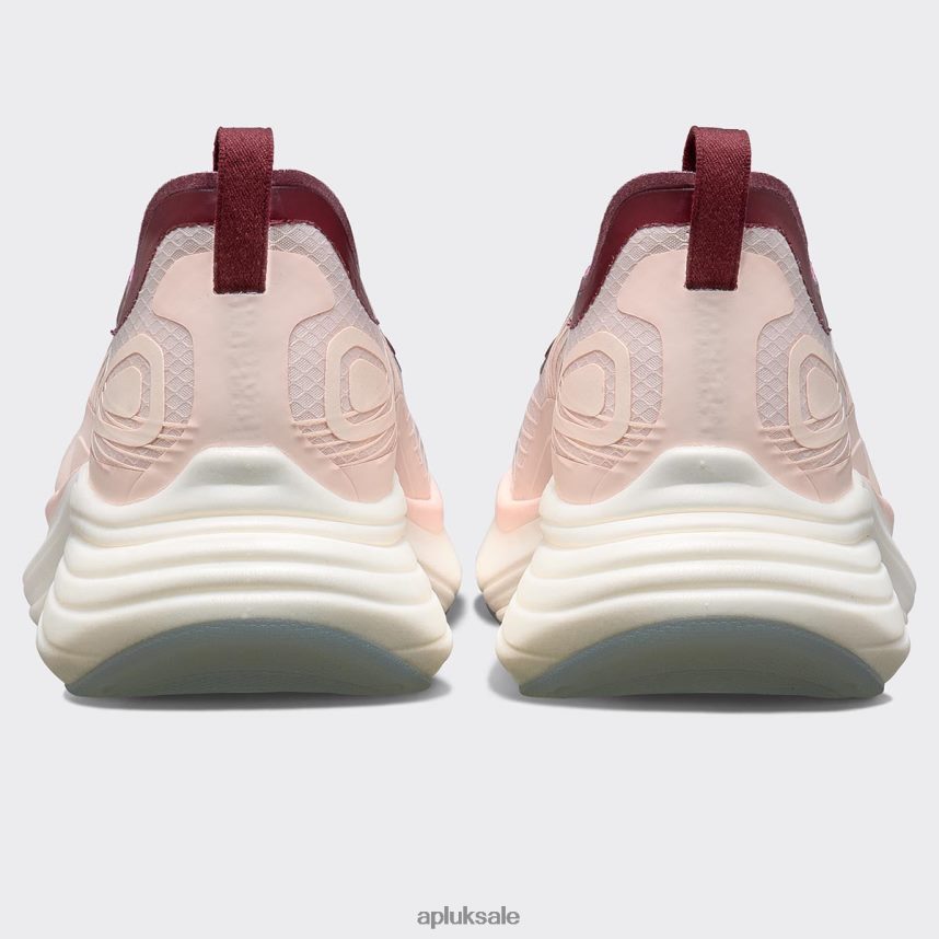 APL Streamline 19 - VH8XNZ157 APL Shoes UK Creme/Burgundy/White Women Running