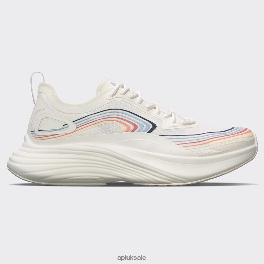 APL Streamline 19 - VH8XNZ169 APL Shoes UK Ivory/Forged Blue/Multi Women Running