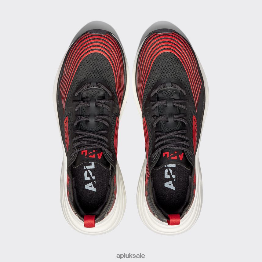 APL Streamline 20 - VH8XNZ222 APL Shoes UK Black/Red/White Women Running