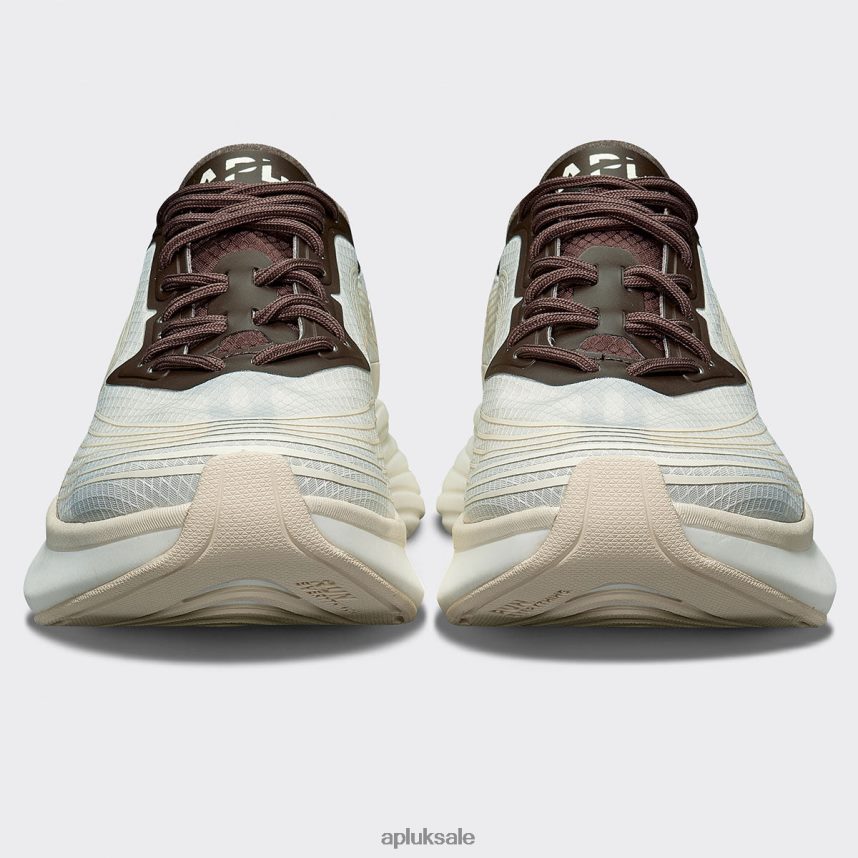 APL Streamline 20 - VH8XNZ243 APL Shoes UK Pristine/Chocolate/White Women Running