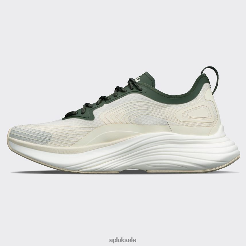 APL Streamline 21 - VH8XNZ362 APL Shoes UK Pristine/Fatigue/White Women Running
